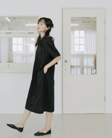 レイヤードリボンワンピース / layered ribbon onepiece black