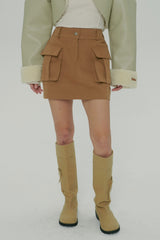  CARGO MINI SKIRT / BEGIE