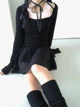 バレリーナカンカンシフォンスカート / ballerina cancan chiffon skirt