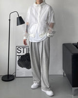 プラスティックミックスジップアップ / OWN Plastic Mix Zip-Up (2 colors)