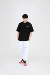SEOUL CITY TSHIRTS (BLACK/PURPLE LOGO) (6699084087414)