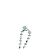 アクリーリックダイスパールネックレス/[NIROSERENDIPITY] ACRYLiC DiCE n PEARL NECKLACE (6586954252406)