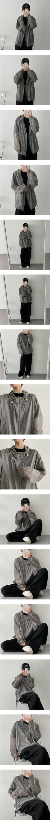 ワットサマーツーウェイフードウィンドブレーカージャンパー / Wat Summer Two-Way Hooded Windbreaker Jumper