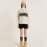 コーイジップアップセーター / COY ZIP-UP SWEATER
