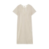 クロシェバックオープンワンピース / CROCHET BACK OPEN ONEPIECE (CREAM)
