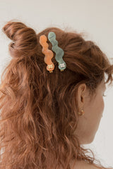 ウェービーマーブルヘアピン
