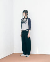 プリントTシャツ/ PRINT RAGLAN T-SHIRT