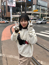 猫のしっぽニット