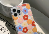 パステルフラワービビッドCフォーンケース / Pastel Flower Vivid C Phone Case