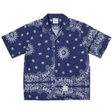 23 ペイズリーショートスリーブシャツ / 23 PAISLEY SHORT SLEEVES SHIRTS KHAKI / NAVY