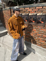 No.0026 HQ flocking trucker JK (3color)