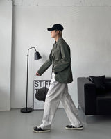 ヴァイパーレザーブレーザー / OWN Viper Leather Blazer (2 colors)