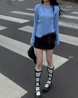 Pleats lips tee