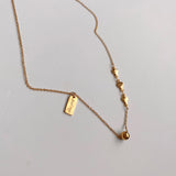 ボールシンプルハート2WAYハンドメイドネックレス / shii Ball Simple Heart Two Way Handmade Necklace