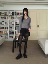 nat y2k checked pantyhose