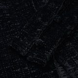 Vintage Velvet Collar Cardigan [BLACK] (6618805633142)
