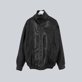 ビーガンレザーポケットジャンパー / Vegan Leather Pocket Jumper