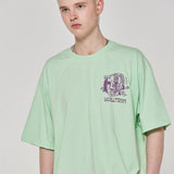 Doodle Head Tee - MINT (6674977489014)