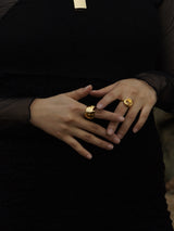 no.58リング / no.58 ring gold (#13 size)