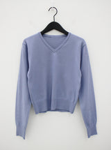 Minimal V-neck Knit (12color)