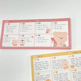 Weekly memo pad (2 type / 100 sheet) (6695823179894)