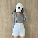 [4color] Summer Cotton Short Pants