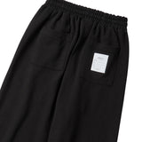 ツータックワイドスウェットパンツ/TWO TUCK WIDE SWEAT PANTS-BLACK