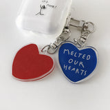Melted Our Hearts Keyring (Classic Blue) (6602070818934)