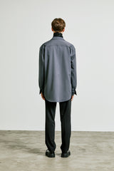 balmacaan welt pocket shirt jacket grey (6615507861622)