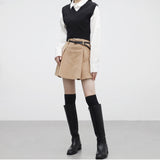 Weevil cargo pleated skirt