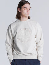 UNISEX シールドパターンスウェットシャツ(FCD1TS103M)