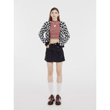 Black Checkers Cardigan (6623652708470)