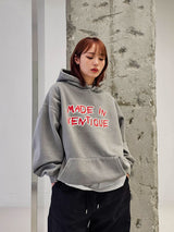 VENTIQUE Pigmate fluff Hoodie 3color
