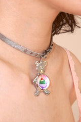 TEDDY ATE PUDDING YESTERDAY NECKLACE