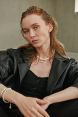 Emblem Pearl Necklace