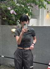 Bumpy half shirt 