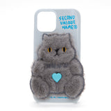 SUN CASE PATCH FUR CAT LIGHT GRAY (6535228522614)