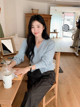 Every V-neck Knit Cardigan (10color)