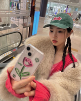 ラッキーフラワーフォーンケース / Lucky flower phone case pink