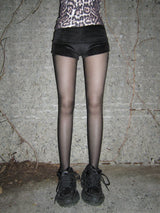 Drape velvet short-PT