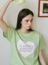 サマーロマンスTシャツ/The Summer Romance T-shirt (Lime)