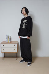 ゴールデン刺繡スウェット/Golden Emblem Sweatshirt (Black)