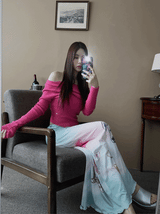 ユニコーンシルクロングスカート