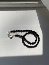 ノッティングオニックスネックレス / [925silver] Notting onyx Necklace