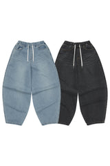 VENTIQUE ビッグバルーンワイドデニムパンツ