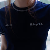 スティッチクロップT / STITCH CROP TEE_NAVY