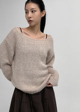 [MADE] Godit Boat Neck Off Shoulder
