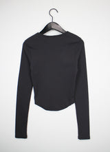 カットクロップTシャツ / Cut Crop T-shirt (3color)