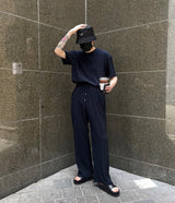 UNプリーツベンダブルパンツ / UN Pleated Bendable Pants (4 colors)