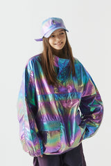 アノラックジャケット / BSR2223FWJK096 RTR ANORAK JACKET HOLOGRAM GREEN